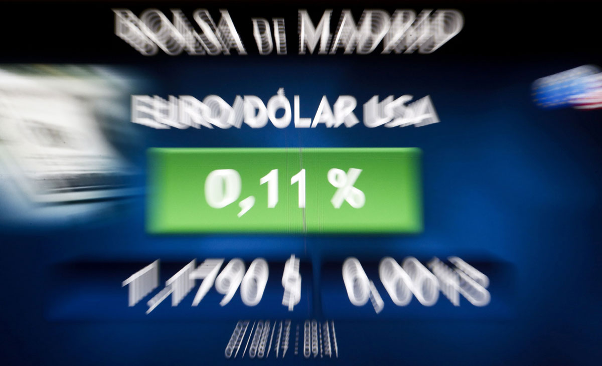 En la imagen, la Bolsa de Madrid durante la sesión del pasado lunes.