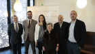 De izquierda a derecha: Francisco Hortigüela, David Velasco, Gabriela Sicilia, Carmen Ferrero, Ángel Serrano y Anacleto Iglesias