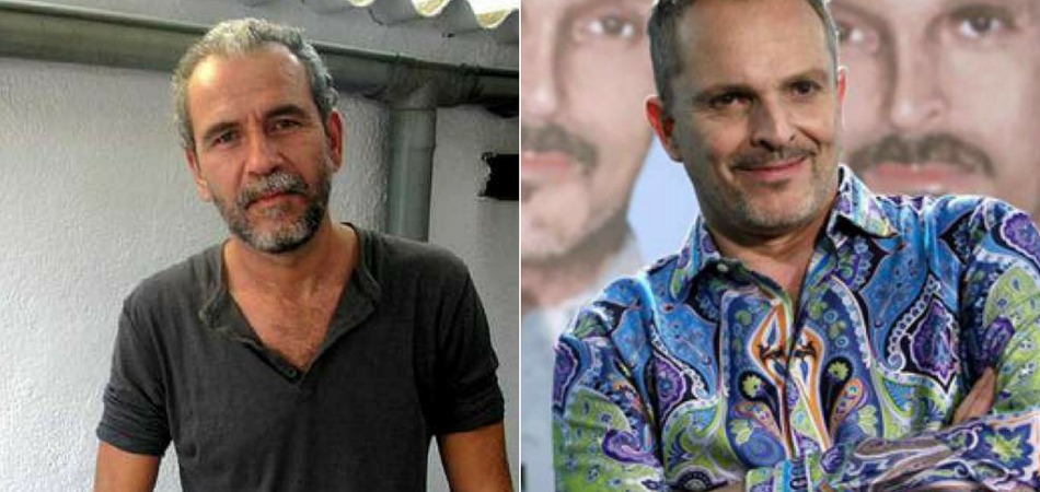 El actor Willy Toledo y el cantante Miguel Bosé