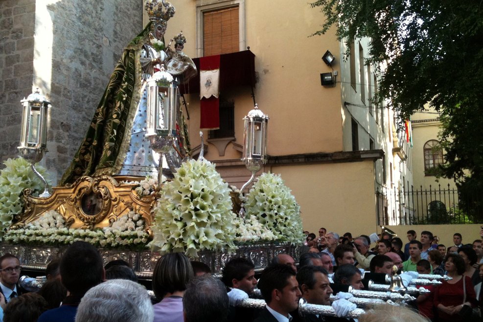 Imagen de la Virgen del Rosario.