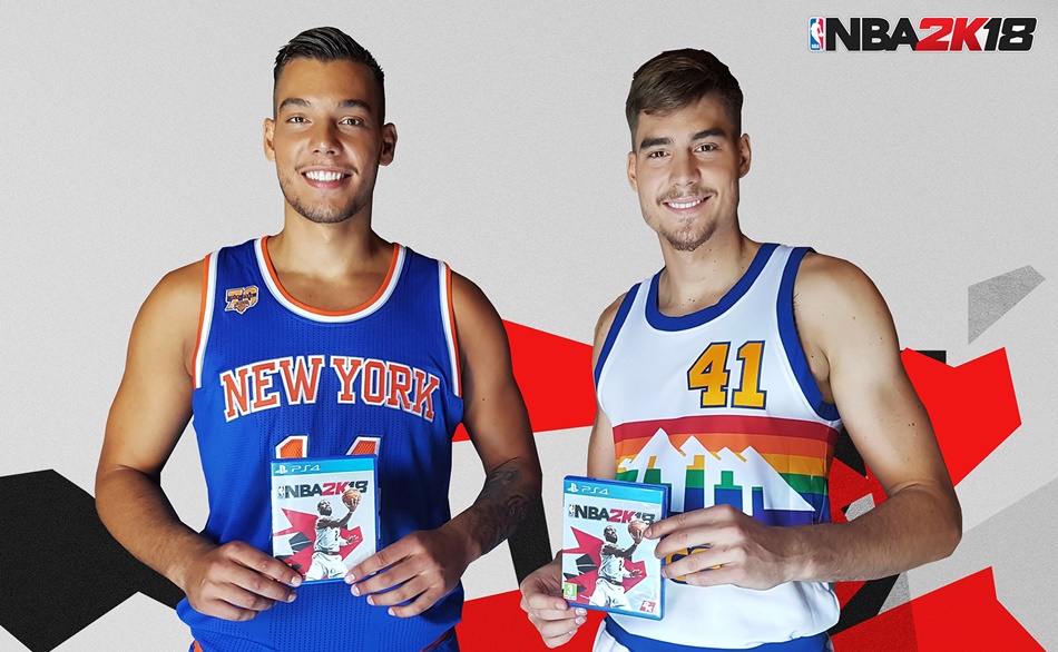 Ambos hermanos serán la imagen del NBA 2K18 en España.
