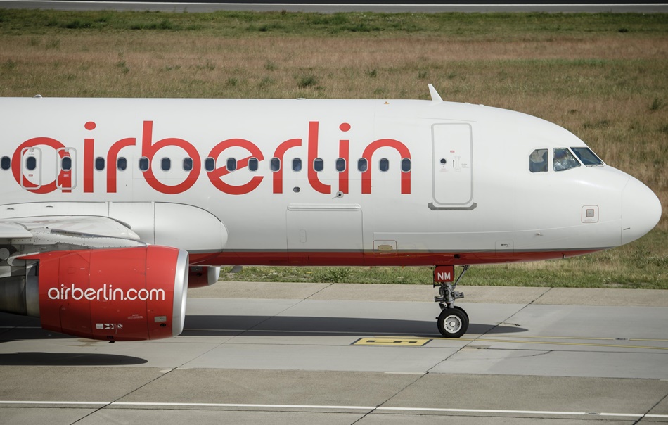 Avión de la compañía Air Berlin. 