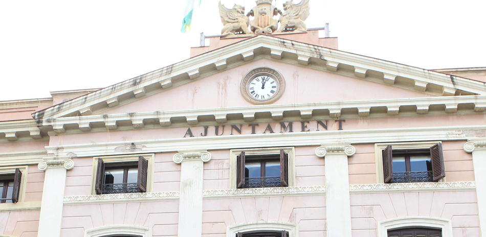 Fachada del Ayuntamiento de Sabadell