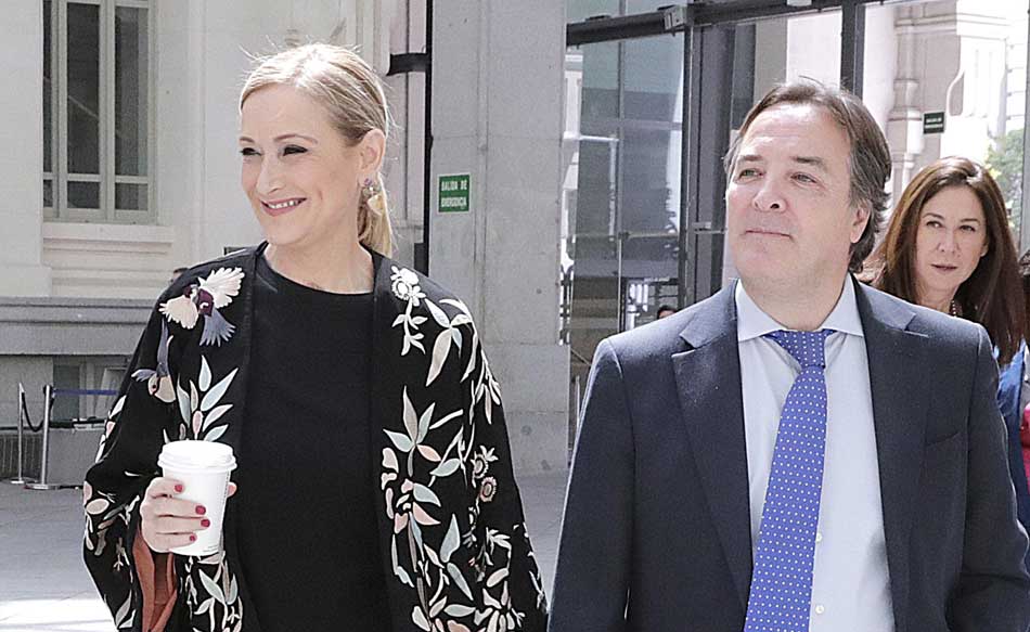 Cristina Cifuentes y Jaime González Taboada en una imagen de archivo.