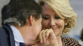 Esperanza Aguirre, junto a su sucesor y antiguo número dos, Ignacio González en una imagen de archivo