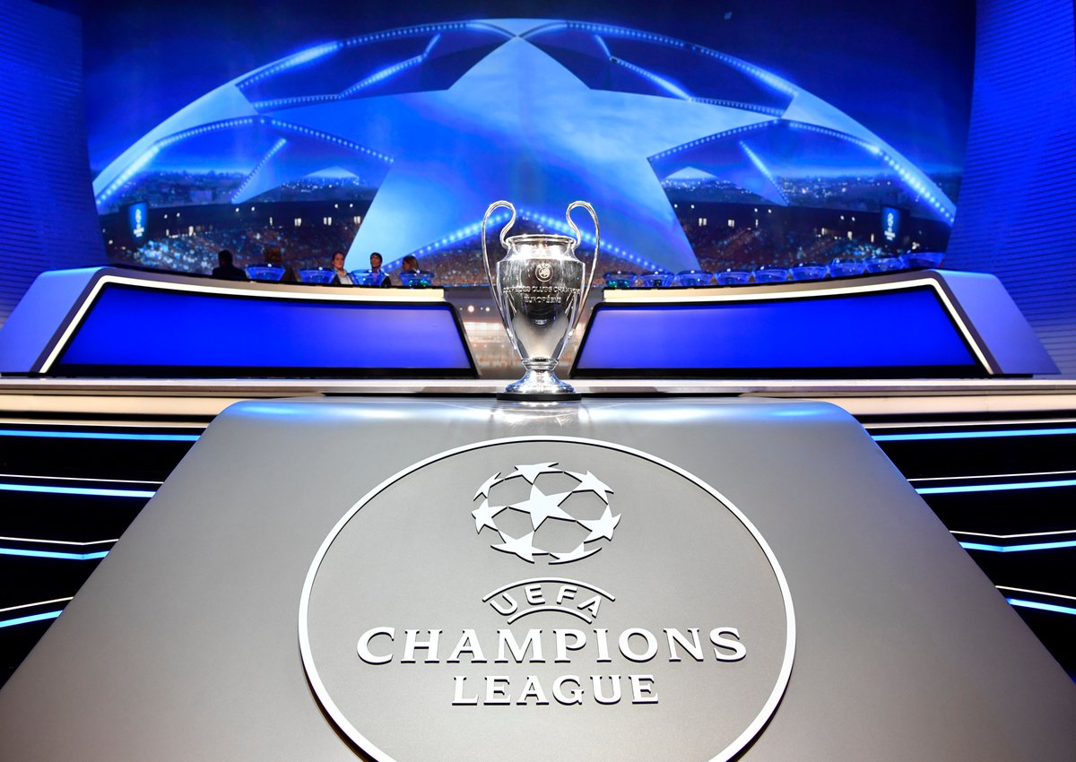 Imagen de archivo del sorteo de la Champions (@ChampionsLeague)