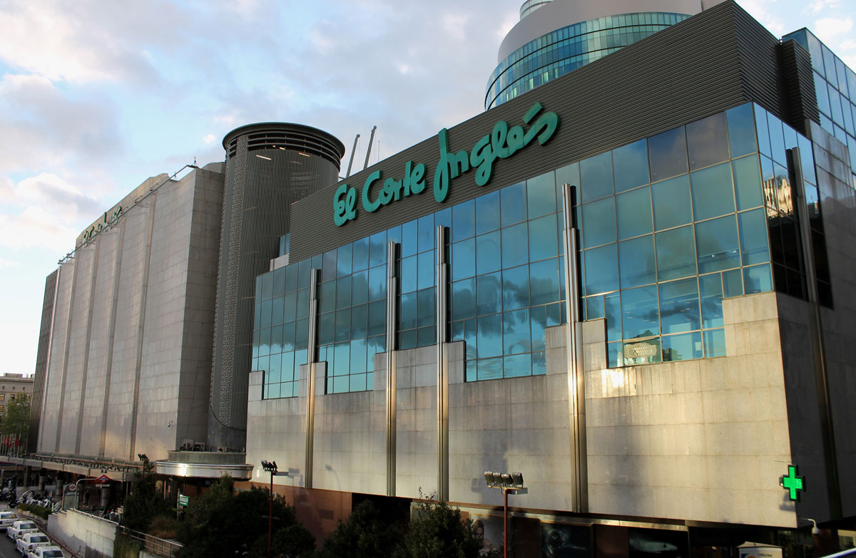 Corte Inglés en La Castellana de Madrid