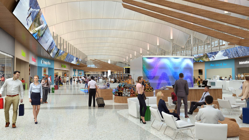 Diseño de Ferrovial para el aeropuerto internacional de Denver