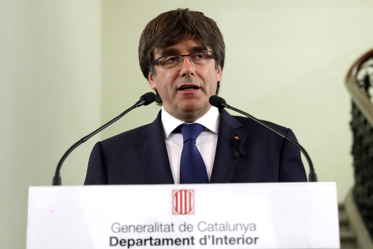 El presidente del Gobierno autónomo de Cataluña, Carles Puigdemont. EFE/Archivo