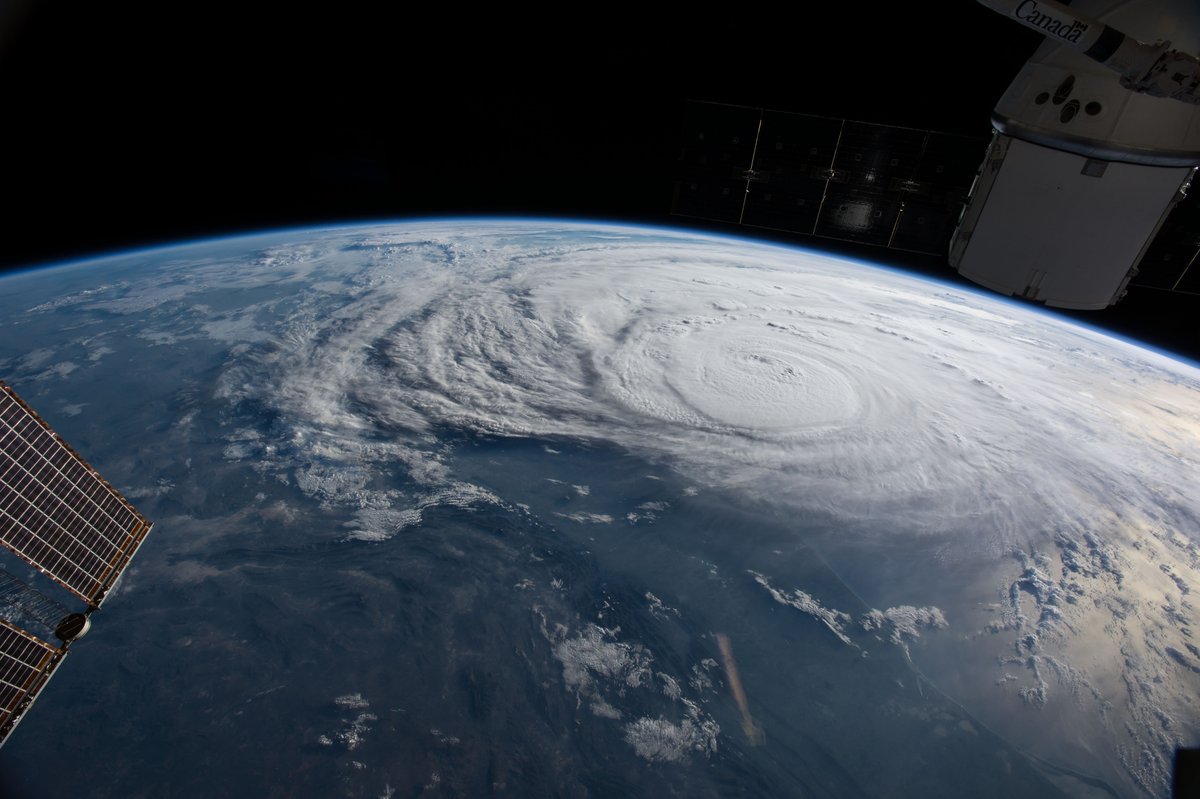 Impactantes imágenes del huracán Harvey desde el espacio