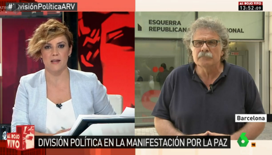 Joan Tardà, en Al Rojo Vivo.