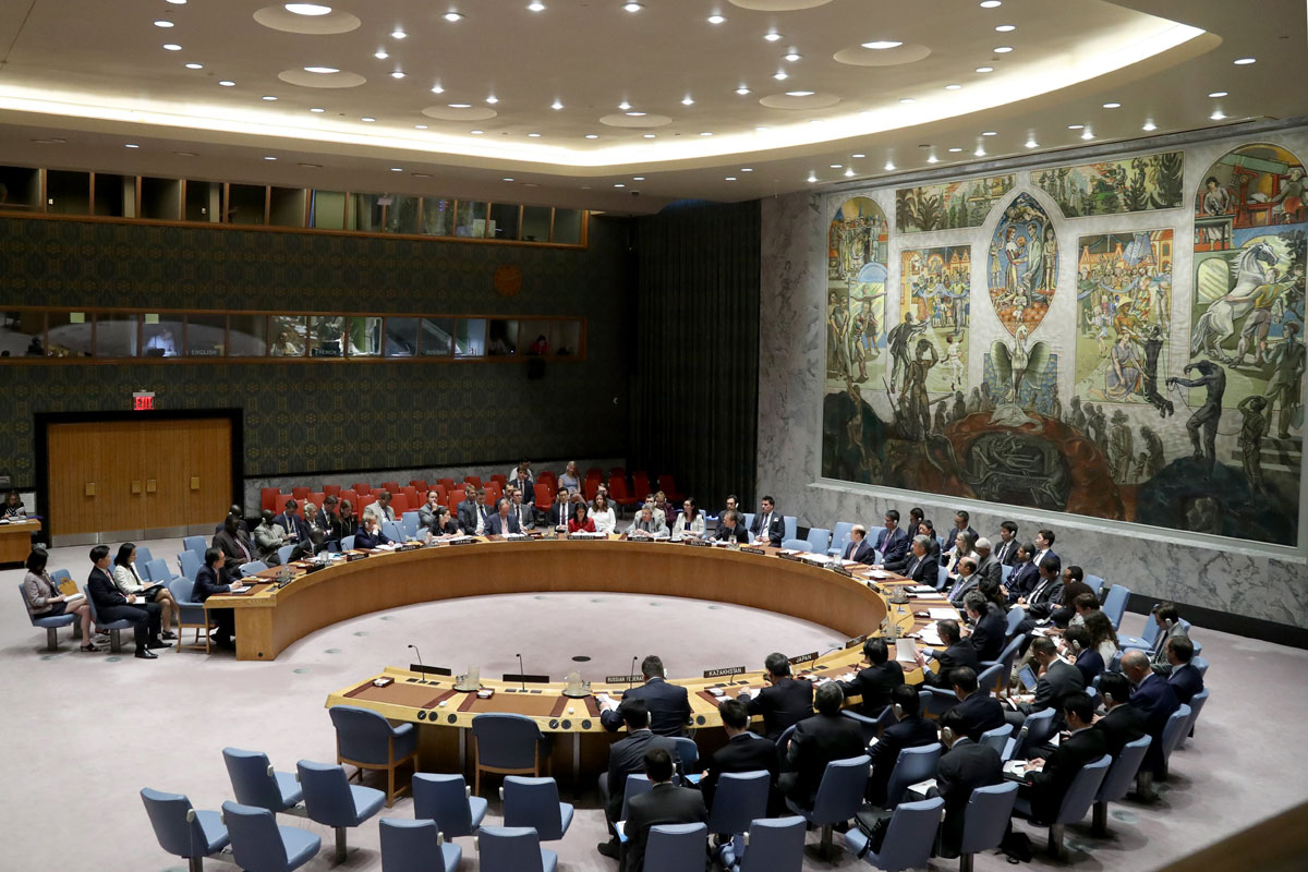 Reunión de emergencia del Consejo de Seguridad sobre Corea del Norte en la sede de las Naciones Unidas el pasado mes de julio en Nueva York.