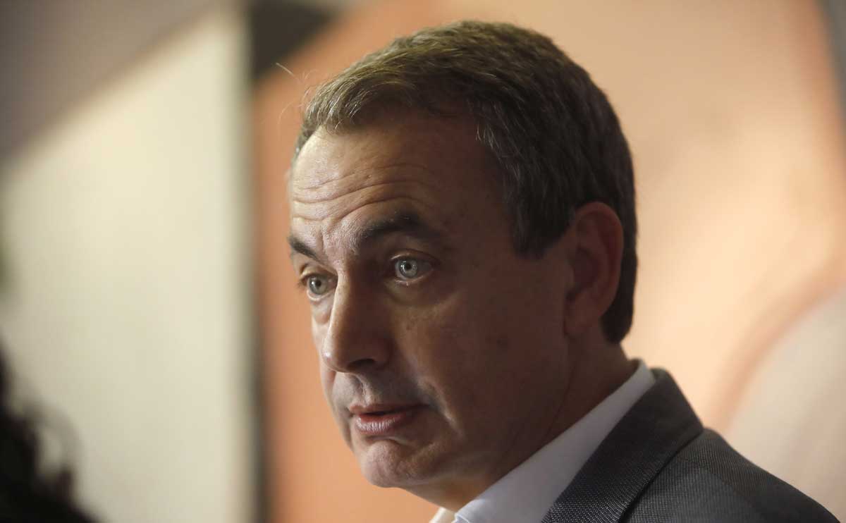 En la imagen, el exjefe del Gobierno español José Luis Rodríguez Zapatero. EFE/Archivo