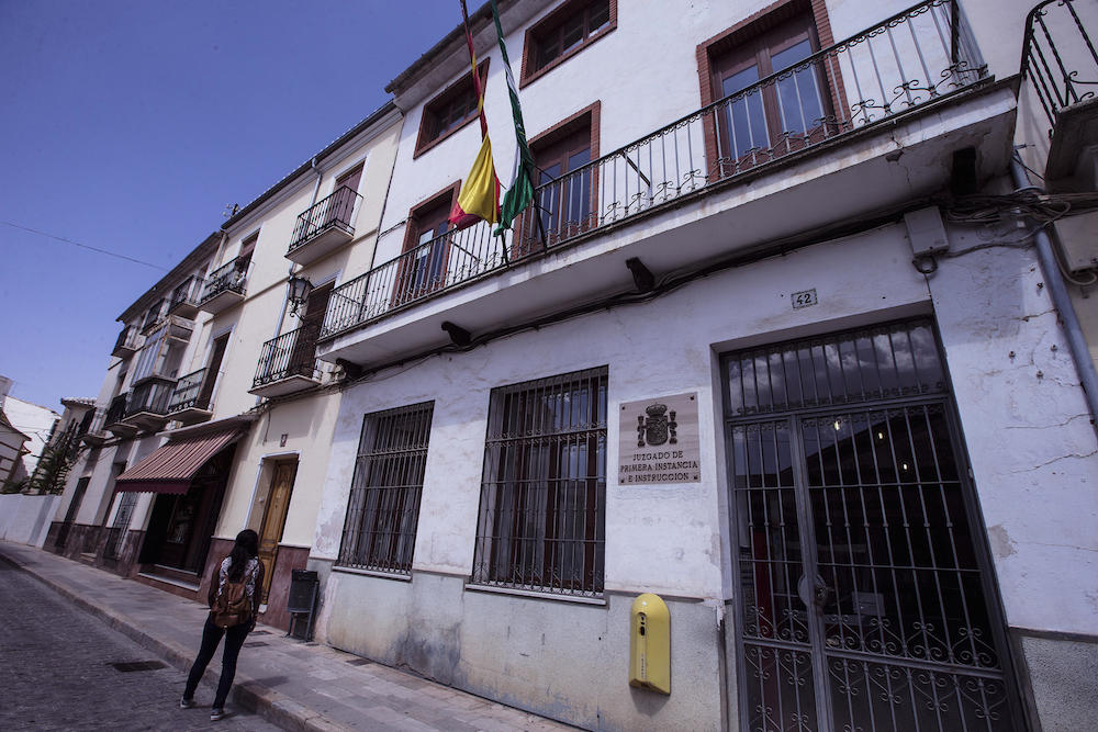 Edificio de los juzgados de Archidona (Málaga), donde se instruye la causa.