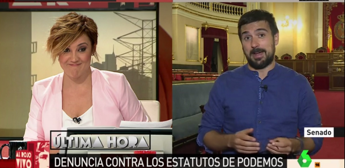 Cristina Pardo entrevista a Ramón Espinar fuente La Sexta