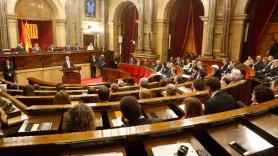 Imagen de archivo del hemiciclo del Parlamento de Cataluña