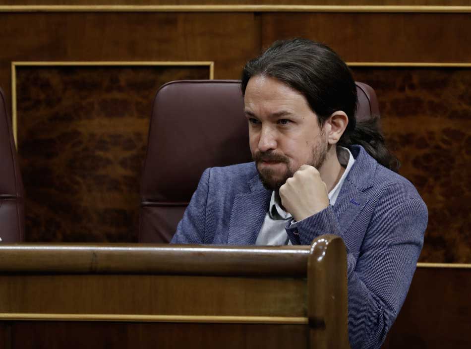 El líder de Podemos, Pablo Iglesias. 