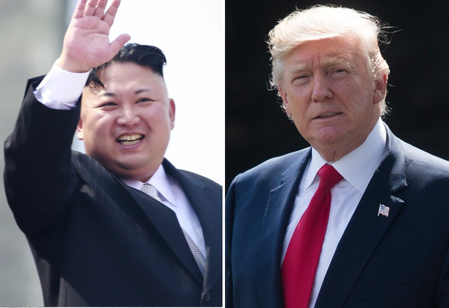 Kim Jong Un y Donald Trump