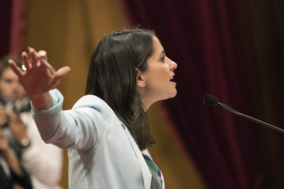 La líder de Ciudadanos en Cataluña, Inés Arrimadas