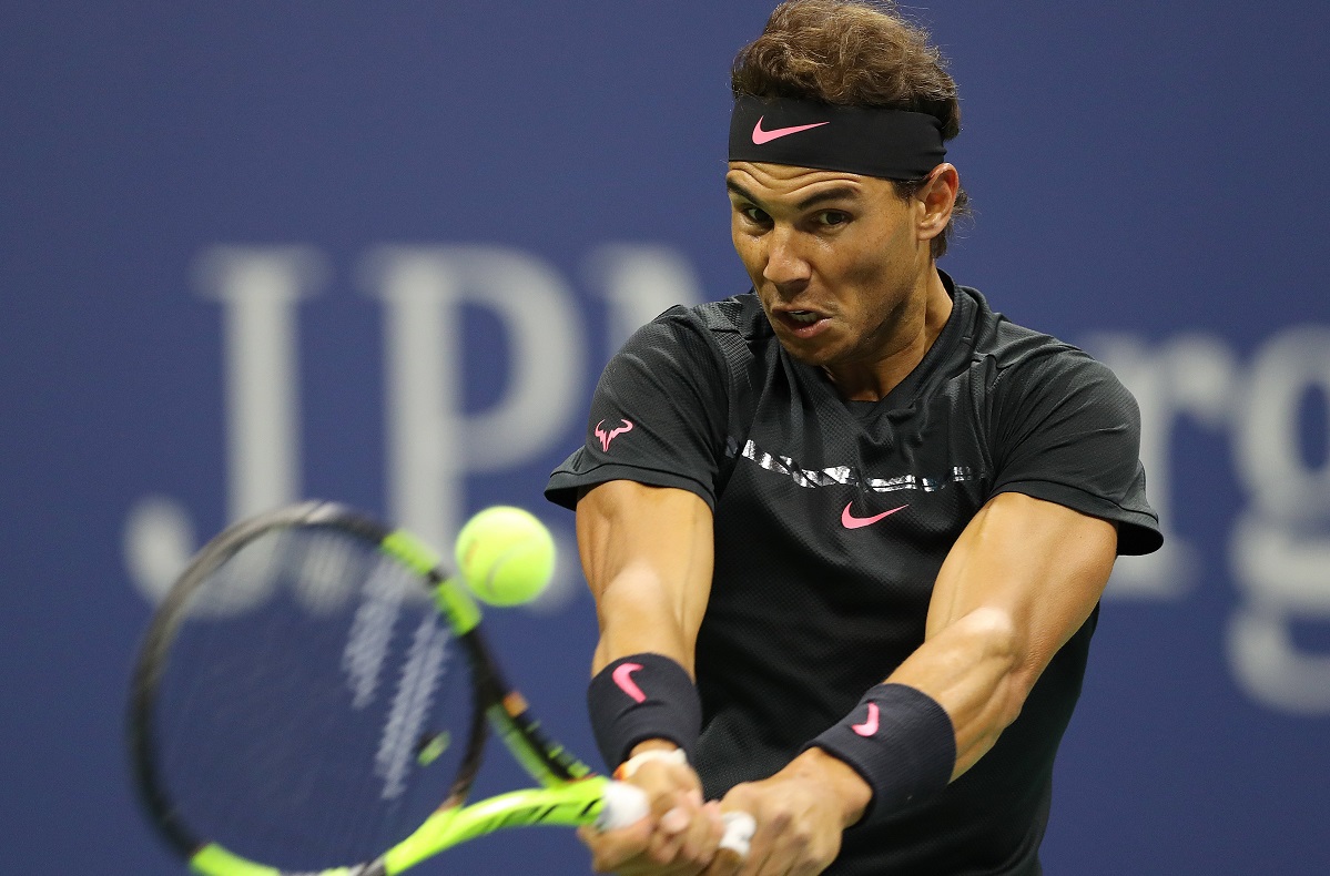 El tenista español Rafa Nadal durante un partido. 