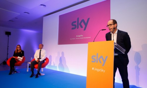 Un momento de la presentación oficial de Sky en España.