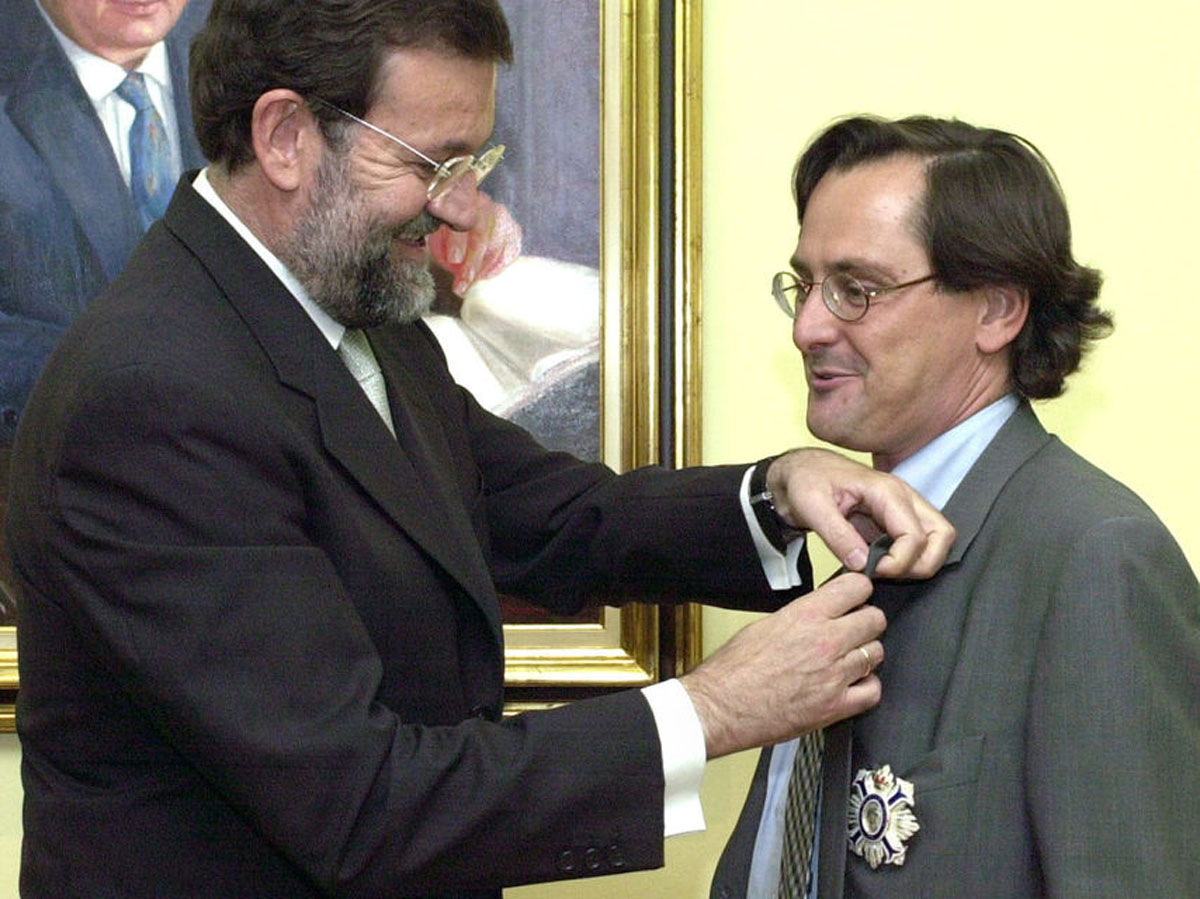 Mariano Rajoy (izquierda) junto a Francisco Marhuenda.