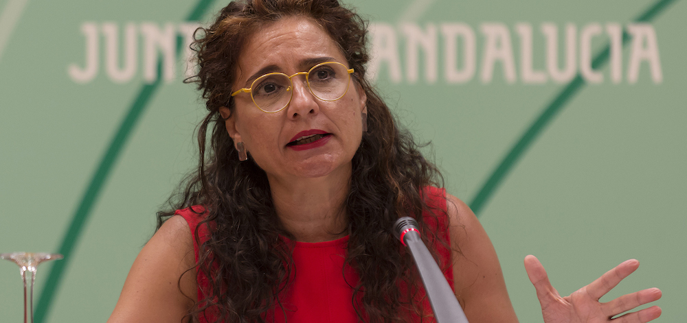 María Jesús Montero, consejera de Hacienda de la Junta de Andalucía.