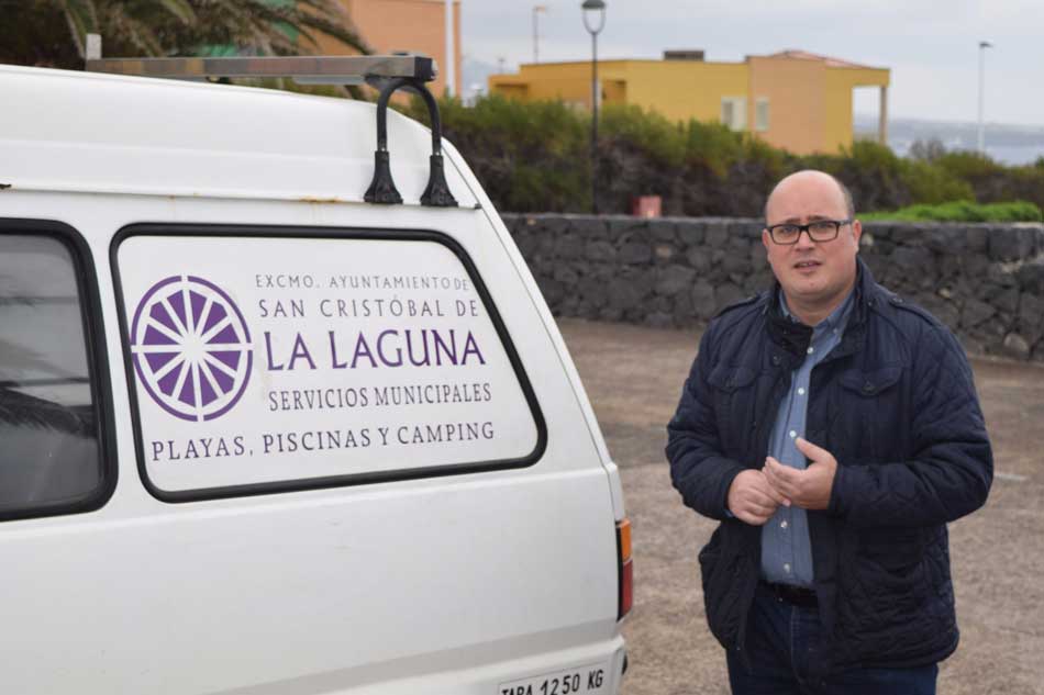 El concejal de La Laguna, Zebenzui González de León