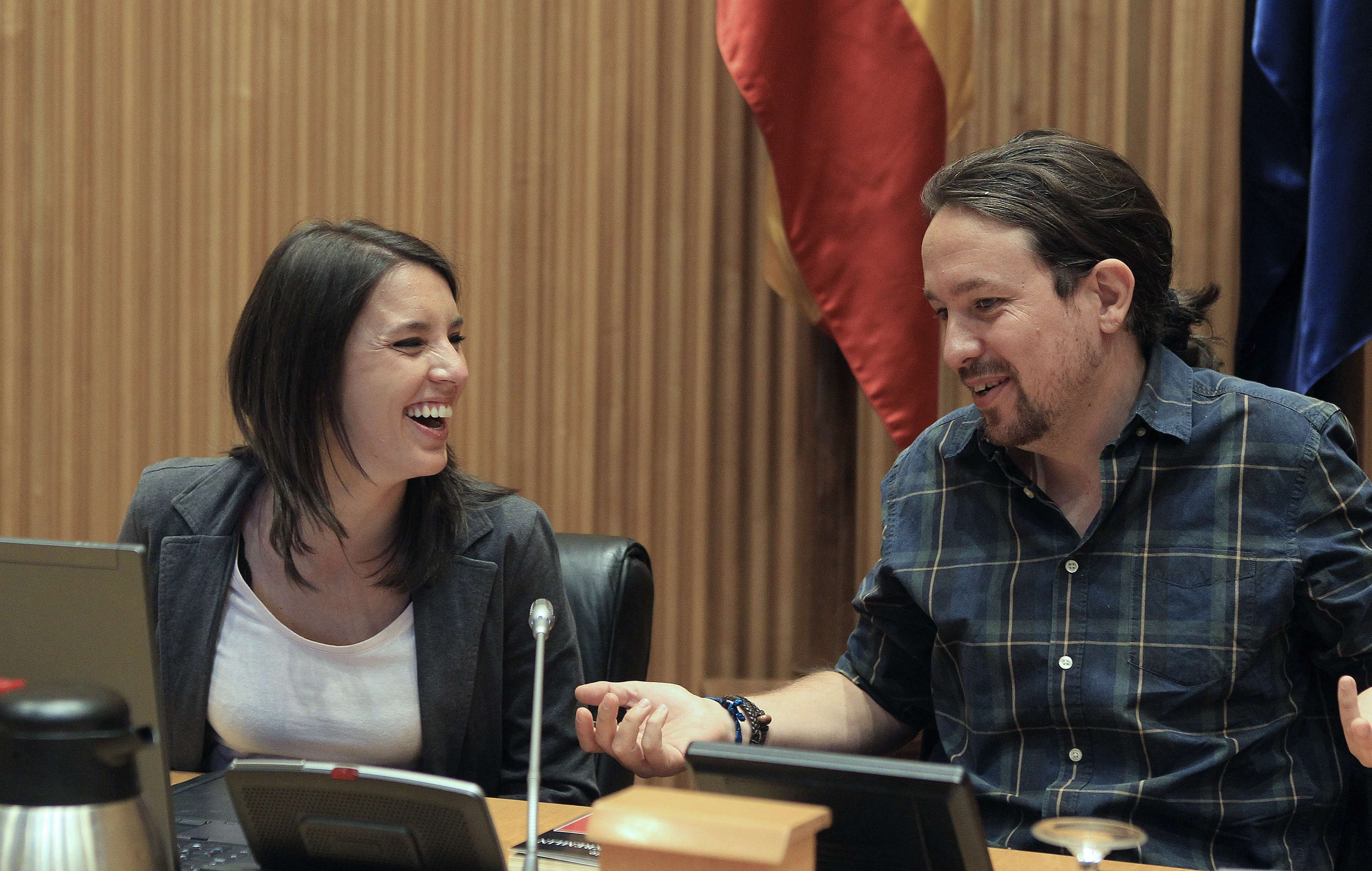 Pablo Iglesias e Irene Montero.