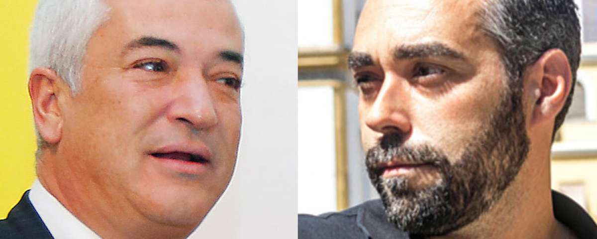 El difamador y el difamado: Luis Pineda (Ausbanc) y Rubén Sánchez (FACUA).