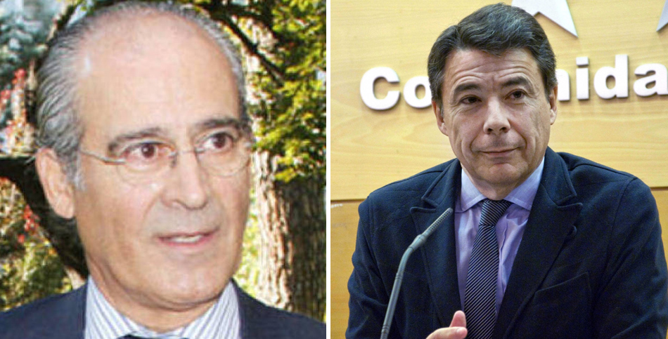 El expresidente madrileño Ignacio González (d) y el exresponsable del Canal II en Latinoamérica