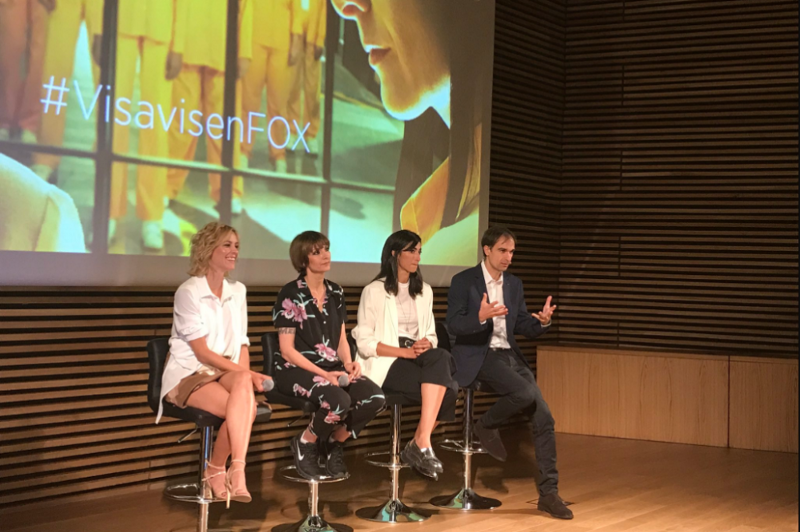 Maggie Civantos, Najwa Nimri, Alba Flores y Daniel Pérez, director general de FOX España, hablan sobre la vuelta de ‘Vis a vis’.