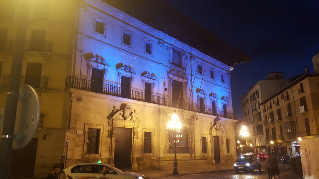 Fachada del ayuntamiento de Palma