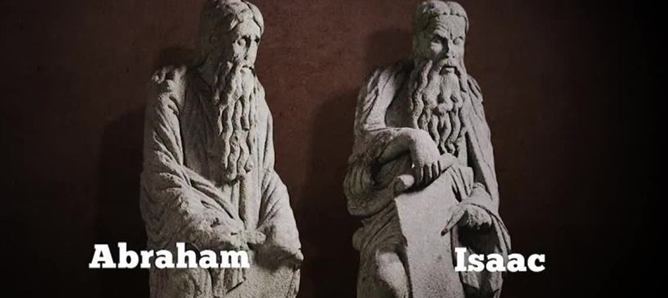 Imágenes de Abraham e Isaac en poder de los Franco