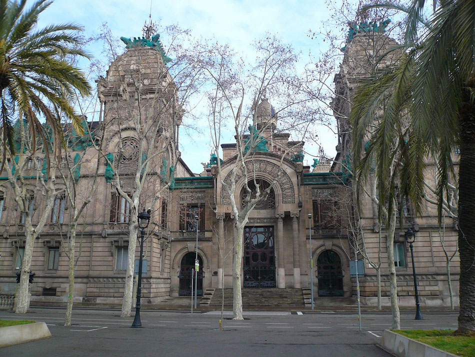 Edificio del Tribunal Superior de Justicia de Cataluña en Barcelona