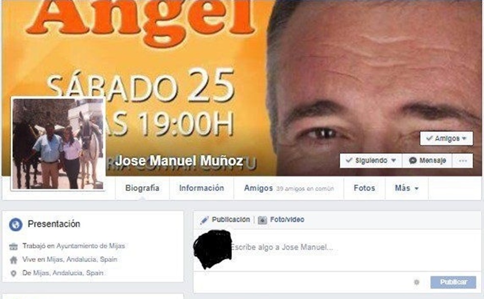 Perfil Facebook José Manuel Muñoz. 