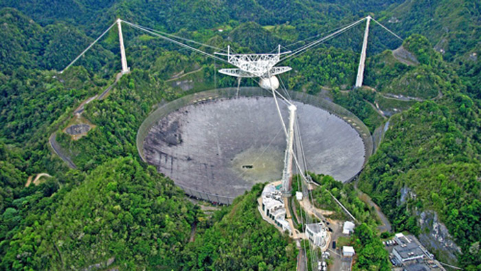 Problemas para el mítico telescopio de Arecibo