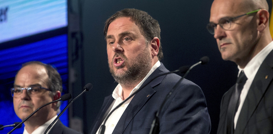 El vicepresidente de la Generalitat Oriol Junqueras