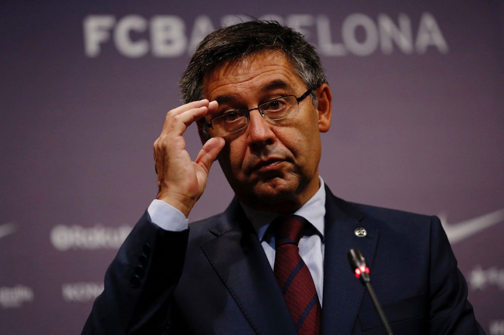 El expresidente del FC Barcelona Josep Maria Bartomeu