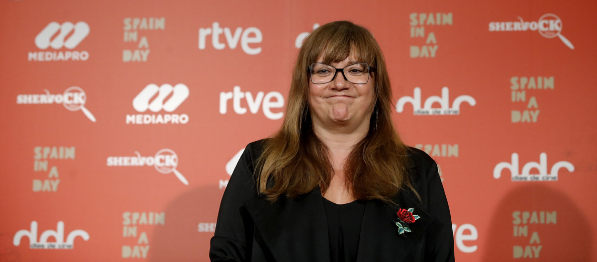 La directora Isabel Coixet en la presentación de su última película