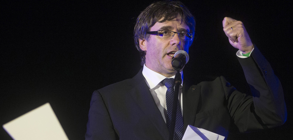 El presidente de la Generalitat, Carles Puigdemont. 