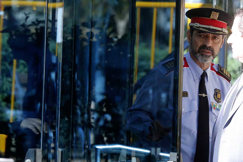 Imagen de archivo de Trapero saliendo de la Audiencia Nacional