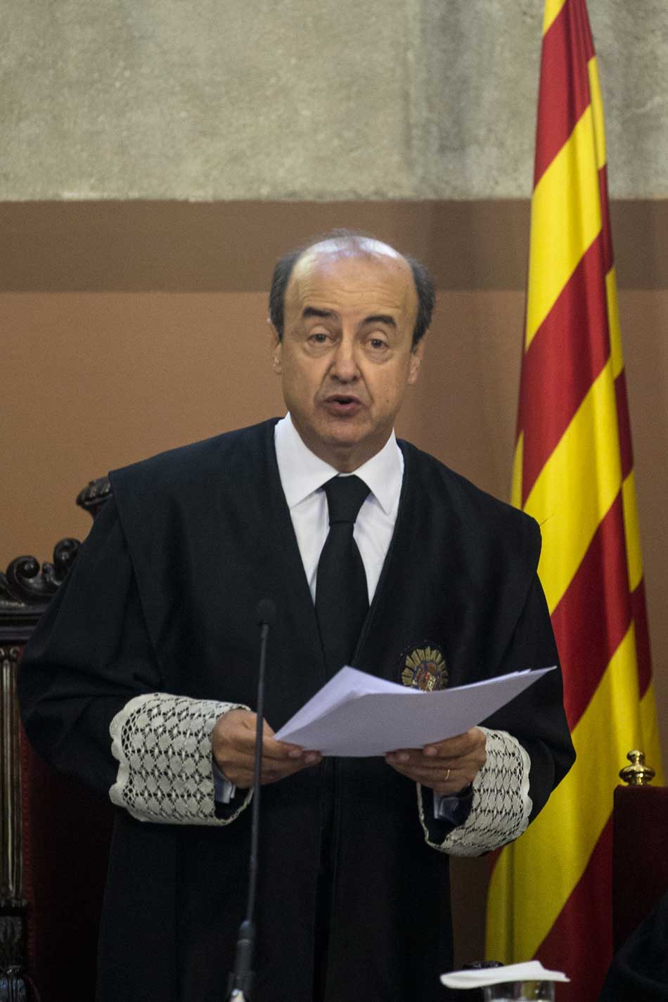 El presidente del Tribunal Superior de Justicia de Cataluña, Jesús María Barrientos. EFE/Archivo