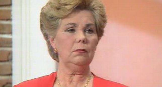 Captura de Ana Orantes durante su intervención en un programa de televisión en el que denunció que era víctima de malos tratos, pocos días antes de ser asesinada por su exmarido