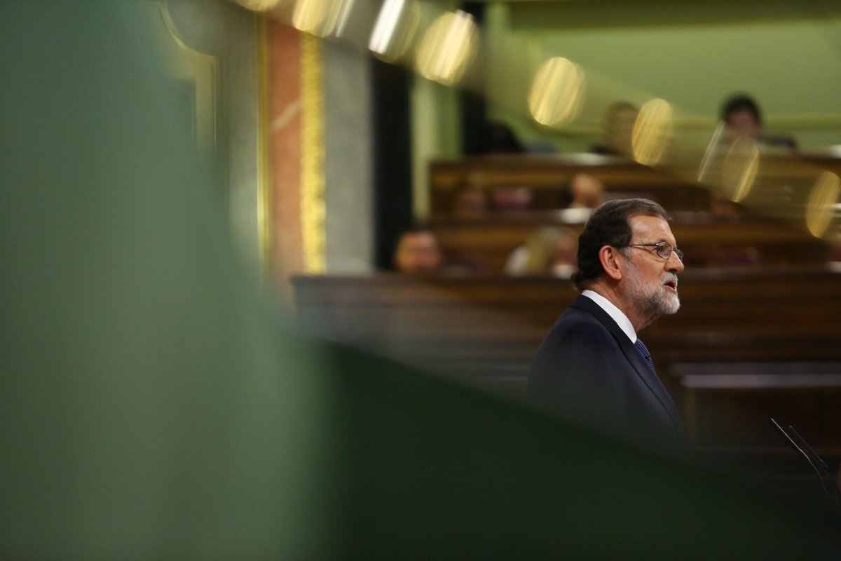 Mariano Rajoy en el Congreso de los Diputados.