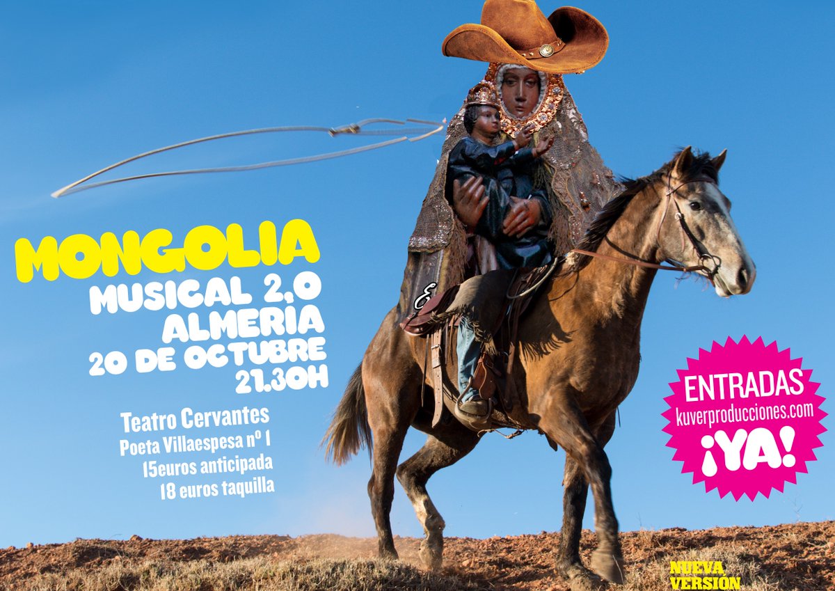 El polémico cartel de Mongolia para anunciar su show en Almería