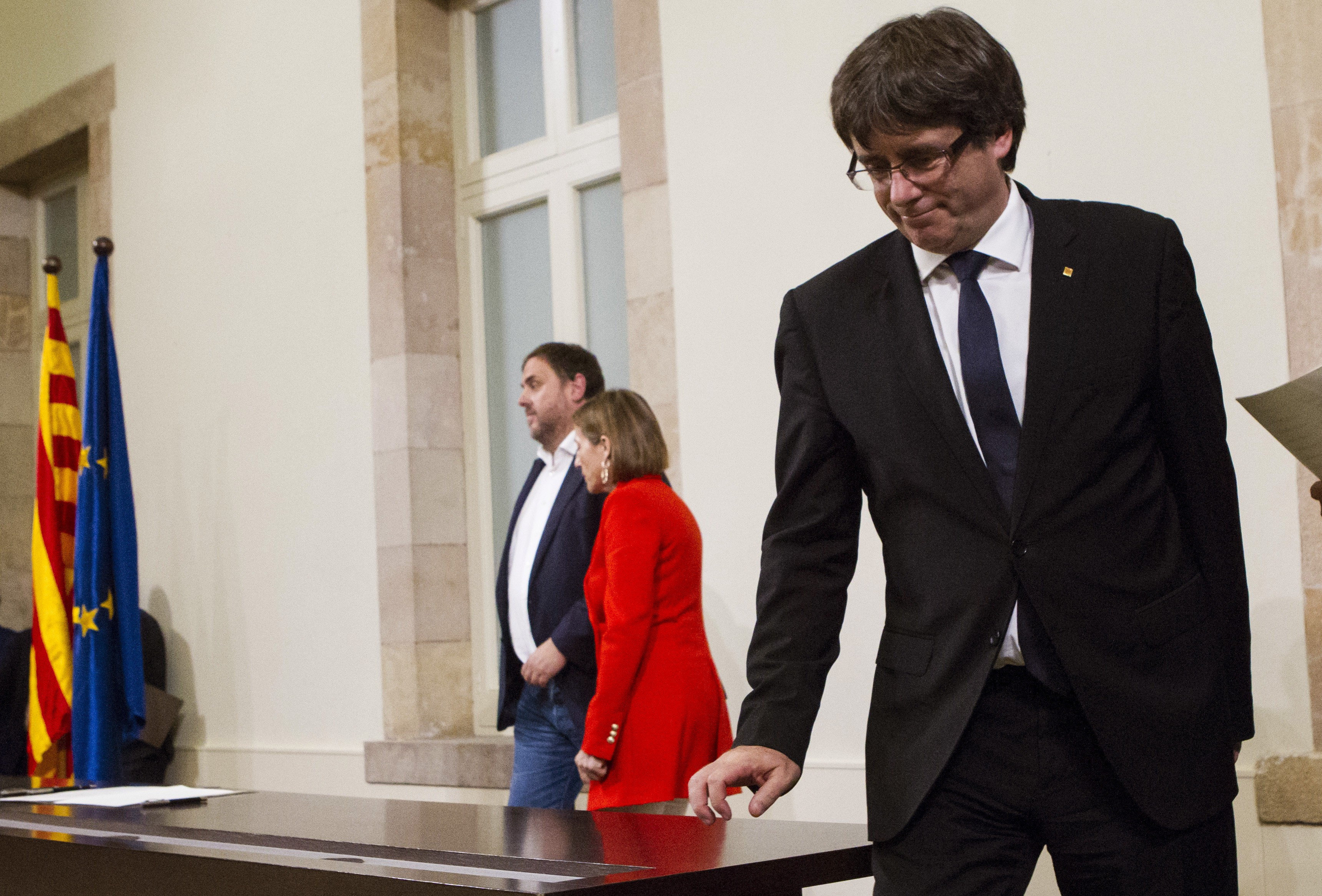 El presidente de la Generalitat, Carles Puigdemont. 