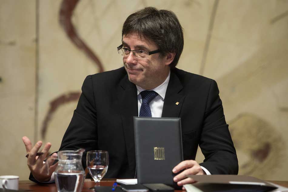 El presidente de la Generalitat, Carles Puigdemont