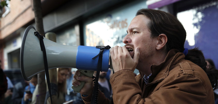 El secretario general de Podemos, Pablo Iglesias.