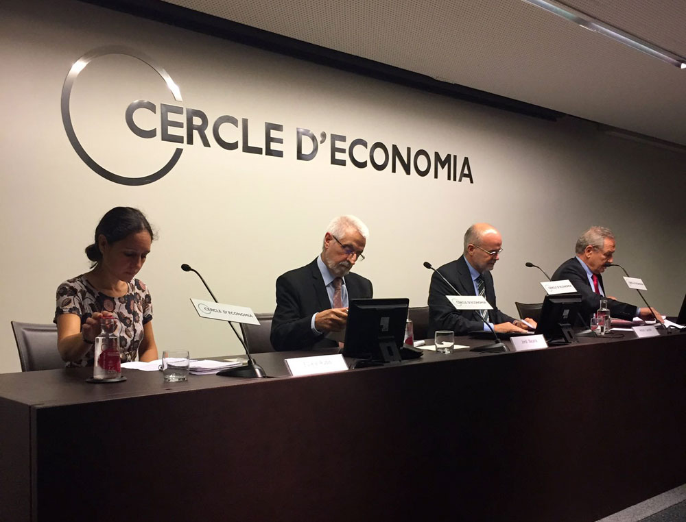Acto organizado por el Circulo de Economía - Twitter @CdEconomia 